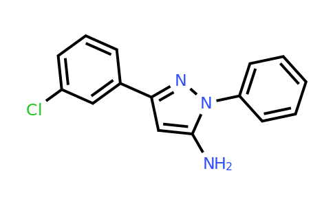 CAS 1006463-99-5 | 3-(3-Chlorophenyl)-1-phenyl-1H-pyrazol-5-amine