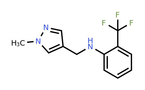 CAS 1006466-09-6 | N-[(1-Methyl-1H-pyrazol-4-yl)methyl]-2-(trifluoromethyl)aniline