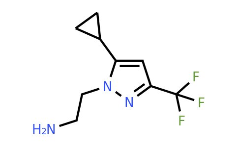 CAS 1006479-50-0 | 2-[5-cyclopropyl-3-(trifluoromethyl)pyrazol-1-yl]ethanamine
