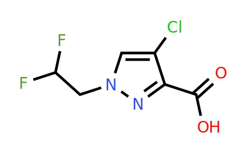 CAS 1006486-42-5 | 4-Chloro-1-(2,2-difluoroethyl)-1H-pyrazole-3-carboxylic acid
