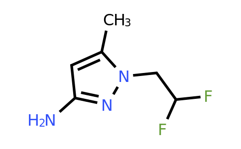 CAS 1006486-89-0 | 1-(2,2-Difluoroethyl)-5-methyl-1H-pyrazol-3-amine