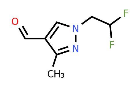CAS 1006487-14-4 | 1-(2,2-difluoroethyl)-3-methyl-1H-pyrazole-4-carbaldehyde