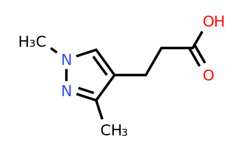 CAS 1006490-35-2 | 3-(1,3-dimethyl-1H-pyrazol-4-yl)propanoic acid