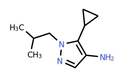 CAS 1006496-43-0 | 5-cyclopropyl-1-(2-methylpropyl)-1H-pyrazol-4-amine