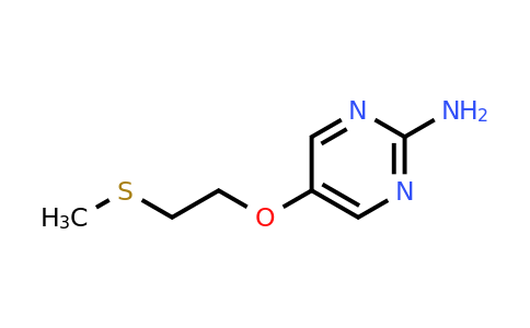 CAS 1006599-54-7 | 5-(2-(Methylthio)ethoxy)pyrimidin-2-amine