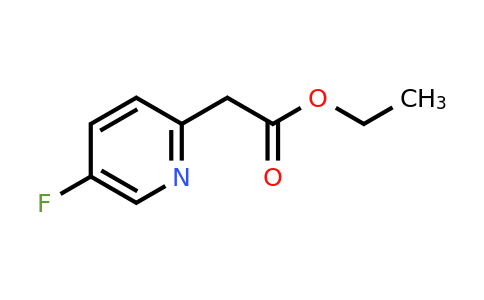 CAS 1006686-15-2 | Ethyl 2-(5-fluoropyridin-2-yl)acetate