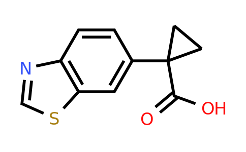 CAS 1006875-97-3 | 1-(1,3-benzothiazol-6-yl)cyclopropane-1-carboxylic acid