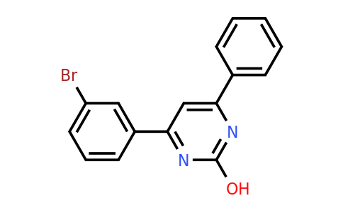 CAS 1006876-77-2 | 4-(3-Bromophenyl)-6-phenylpyrimidin-2-ol