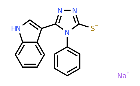 CAS 1007016-46-7 | sodium [5-(1H-indol-3-yl)-4-phenyl-4H-1,2,4-triazol-3-yl]sulfanide