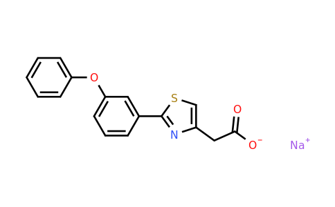 CAS 1007016-49-0 | sodium 2-[2-(3-phenoxyphenyl)-1,3-thiazol-4-yl]acetate