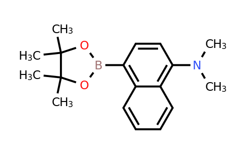 CAS 1007126-41-1 | N,N-Dimethyl-4-(4,4,5,5-tetramethyl-1,3,2-dioxaborolan-2-yl)naphthalen-1-amine