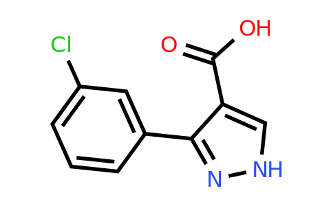 CAS 1007541-81-2 | 3-(3-chlorophenyl)-1H-pyrazole-4-carboxylic acid