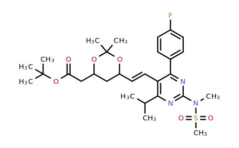 CAS 1007871-85-3 | (E)-tert-Butyl 2-(6-(2-(4-(4-fluorophenyl)-6-isopropyl-2-(N-methylmethylsulfonamido)pyrimidin-5-yl)vinyl)-2,2-dimethyl-1,3-dioxan-4-yl)acetate