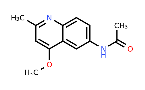 CAS 100795-23-1 | N-(4-Methoxy-2-methylquinolin-6-yl)acetamide