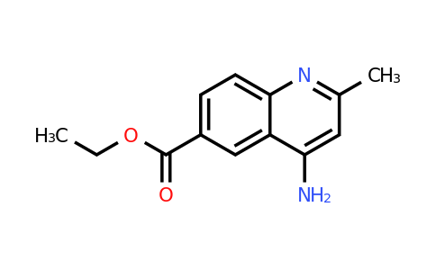 CAS 100795-25-3 | Ethyl 4-amino-2-methylquinoline-6-carboxylate