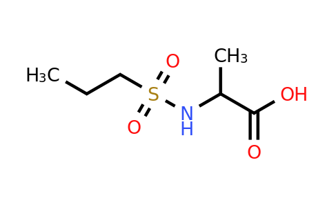 CAS 1007984-55-5 | 2-(propane-1-sulfonamido)propanoic acid