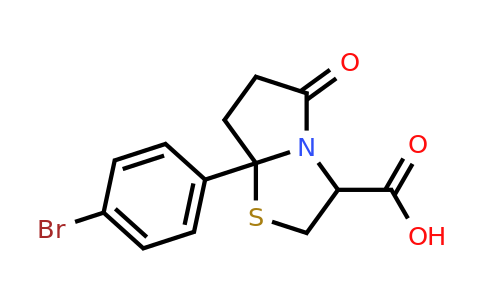 CAS 1007999-08-7 | 7a-(4-bromophenyl)-5-oxo-hexahydropyrrolo[2,1-b][1,3]thiazole-3-carboxylic acid