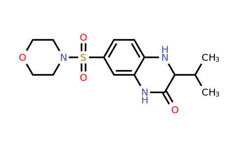 CAS 1007999-27-0 | 7-(morpholine-4-sulfonyl)-3-(propan-2-yl)-1,2,3,4-tetrahydroquinoxalin-2-one