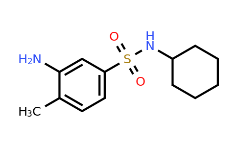 CAS 100800-56-4 | 3-Amino-N-cyclohexyl-4-methylbenzenesulfonamide