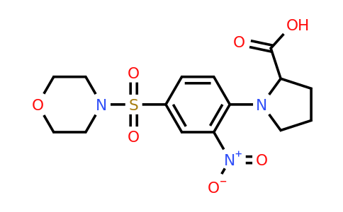 CAS 1008006-09-4 | 1-[4-(morpholine-4-sulfonyl)-2-nitrophenyl]pyrrolidine-2-carboxylic acid
