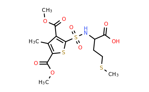 CAS 1008016-91-8 | 2-[3,5-bis(methoxycarbonyl)-4-methylthiophene-2-sulfonamido]-4-(methylsulfanyl)butanoic acid