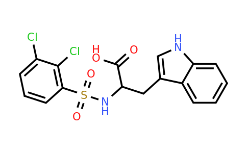 CAS 1008024-83-6 | 2-(2,3-dichlorobenzenesulfonamido)-3-(1H-indol-3-yl)propanoic acid