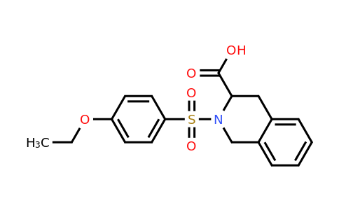 CAS 1008091-79-9 | 2-(4-ethoxybenzenesulfonyl)-1,2,3,4-tetrahydroisoquinoline-3-carboxylic acid