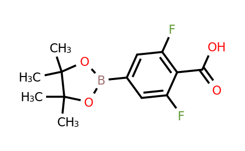 CAS 1008119-07-0 | 2,6-Difluoro-4-(4,4,5,5-tetramethyl-1,3,2-dioxaborolan-2-YL)benzoic acid