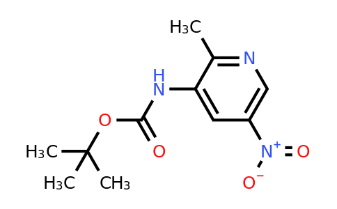 CAS 1008139-18-1 | tert-butyl N-(2-methyl-5-nitropyridin-3-yl)carbamate