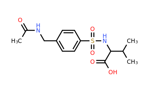 CAS 1008187-54-9 | 2-[4-(acetamidomethyl)benzenesulfonamido]-3-methylbutanoic acid