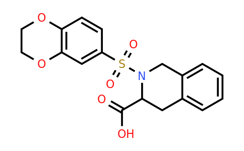 CAS 1008266-08-7 | 2-(2,3-dihydro-1,4-benzodioxine-6-sulfonyl)-1,2,3,4-tetrahydroisoquinoline-3-carboxylic acid