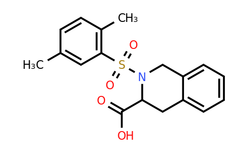 CAS 1008267-37-5 | 2-(2,5-dimethylbenzenesulfonyl)-1,2,3,4-tetrahydroisoquinoline-3-carboxylic acid