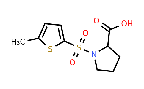 CAS 1008281-37-5 | 1-[(5-methylthiophen-2-yl)sulfonyl]pyrrolidine-2-carboxylic acid