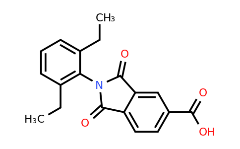 CAS 100844-07-3 | 2-(2,6-Diethylphenyl)-1,3-dioxoisoindoline-5-carboxylic acid