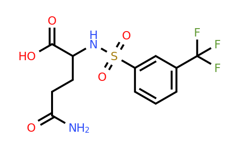 CAS 1008582-71-5 | 4-carbamoyl-2-[3-(trifluoromethyl)benzenesulfonamido]butanoic acid