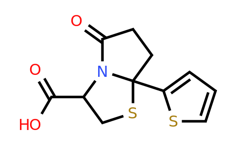 CAS 1008671-90-6 | 5-oxo-7a-(thiophen-2-yl)-hexahydropyrrolo[2,1-b][1,3]thiazole-3-carboxylic acid