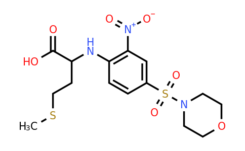 CAS 1008673-55-9 | 4-(methylsulfanyl)-2-{[4-(morpholine-4-sulfonyl)-2-nitrophenyl]amino}butanoic acid