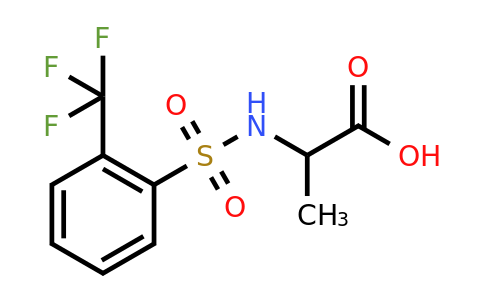 CAS 1008938-50-8 | 2-[2-(trifluoromethyl)benzenesulfonamido]propanoic acid