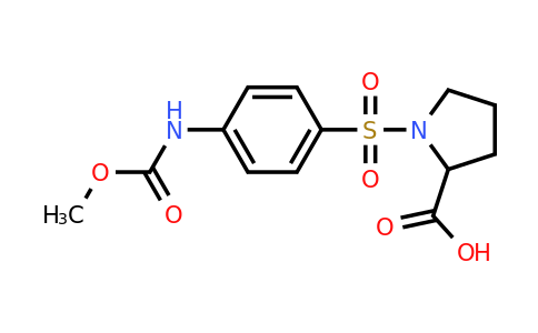 CAS 1008946-47-1 | 1-{4-[(methoxycarbonyl)amino]benzenesulfonyl}pyrrolidine-2-carboxylic acid