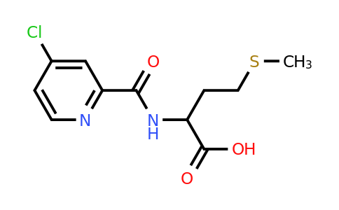 CAS 1008946-60-8 | 2-[(4-chloropyridin-2-yl)formamido]-4-(methylsulfanyl)butanoic acid