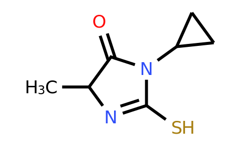 CAS 1008949-73-2 | 1-cyclopropyl-4-methyl-2-sulfanyl-4,5-dihydro-1H-imidazol-5-one