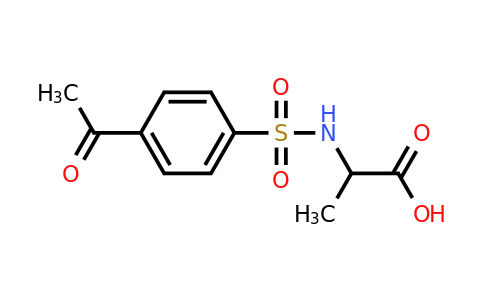 CAS 1008958-60-8 | 2-(4-acetylbenzenesulfonamido)propanoic acid