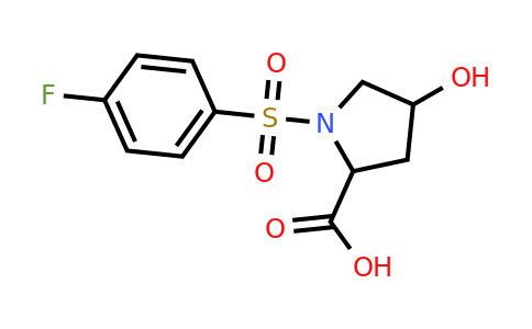 CAS 1008962-00-2 | 1-(4-fluorobenzenesulfonyl)-4-hydroxypyrrolidine-2-carboxylic acid