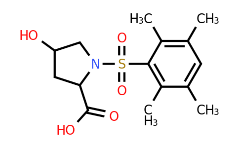 CAS 1008981-54-1 | 4-hydroxy-1-(2,3,5,6-tetramethylbenzenesulfonyl)pyrrolidine-2-carboxylic acid