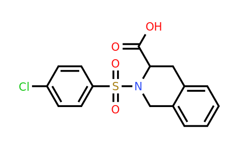 CAS 1008997-24-7 | 2-(4-chlorobenzenesulfonyl)-1,2,3,4-tetrahydroisoquinoline-3-carboxylic acid