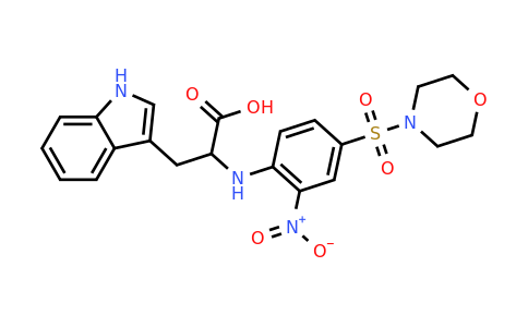 CAS 1009005-27-9 | 3-(1H-indol-3-yl)-2-{[4-(morpholine-4-sulfonyl)-2-nitrophenyl]amino}propanoic acid