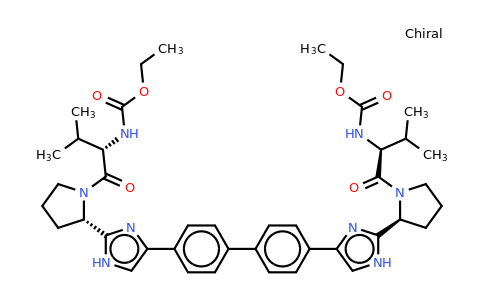 CAS 1009113-58-9 | Diethyl (2S,2'S)-1,1'-((2S,2'S)-2,2'-(4,4'-(biphenyl-4,4'-diyl)bis(1H-imidazole-4,2-diyl))bis(pyrrolidine-2,1-diyl))bis(3-methyl-1-oxobutane-2,1-diyl)dicarbamate