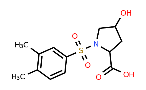 CAS 1009244-02-3 | 1-(3,4-dimethylbenzenesulfonyl)-4-hydroxypyrrolidine-2-carboxylic acid