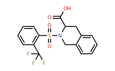 CAS 1009260-28-9 | 2-[2-(trifluoromethyl)benzenesulfonyl]-1,2,3,4-tetrahydroisoquinoline-3-carboxylic acid