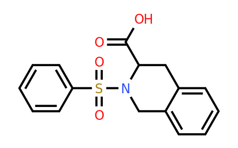 CAS 1009266-12-9 | 2-(benzenesulfonyl)-1,2,3,4-tetrahydroisoquinoline-3-carboxylic acid